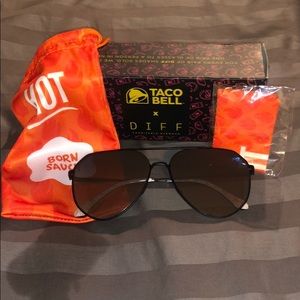 Diff Sunglasses collaboration with Taco Bell